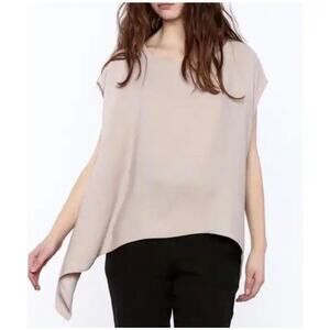 IRO Women's Lara Cape Swing Top Blouse Pink Sand
Size 38/6
